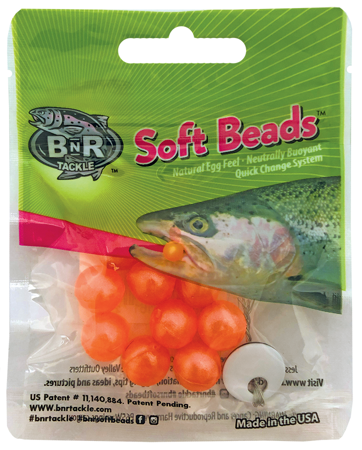 CREAMSICLE (soft bead) BnR Tackle Salmon Trout Steelheader