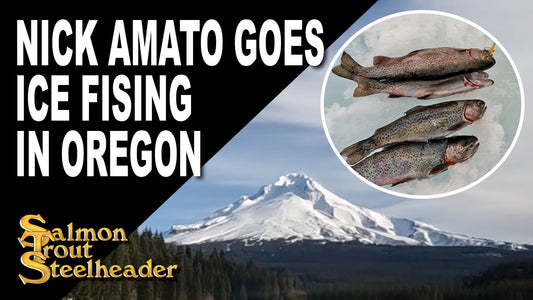 Nick Amato Goes Ice Fishing in Oregon