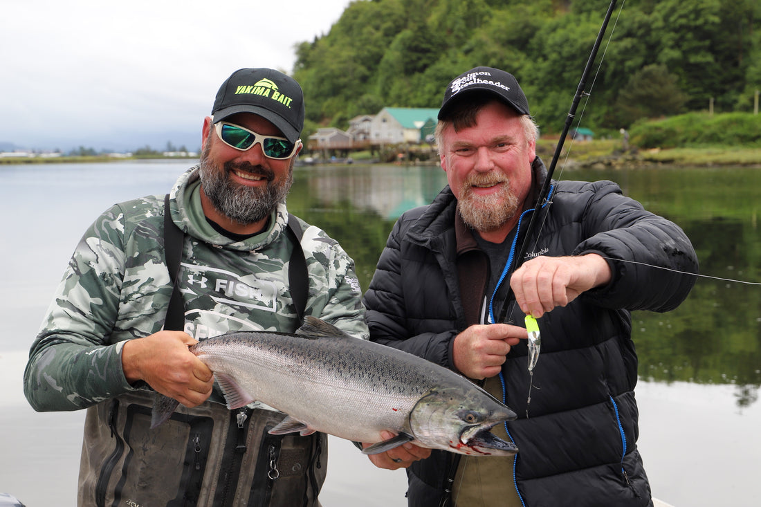Trying Out the "Spinfish" Salmon Trolling Hardbait Lure with Big Dave & Nick Amato