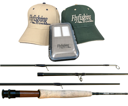 Get a Lamiglas 4 piece Travel Fly Rod and receive a FREE Flybox & "Lucky Hat" (Choose from Tan or Green) PLUS a 1 year STS Subscription