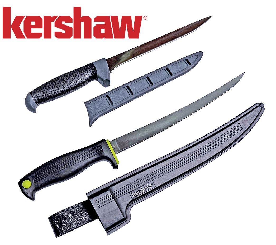 Kershaw fillet knife 7.5 or 9 inch blade - your choice + 2 Years (12 issues) STS Digital Subscription