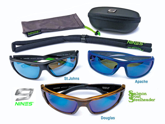 Nines Polarized Sunglasses + Bonus Subscription to Salmon Trout Steelheader-6 issues